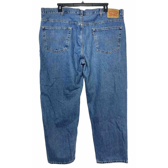 Levi’s 550 Men's Jeans size 46x32 (46x31) Medium Wash Blue Denim 100% Cotton - Picture 2 of 6
